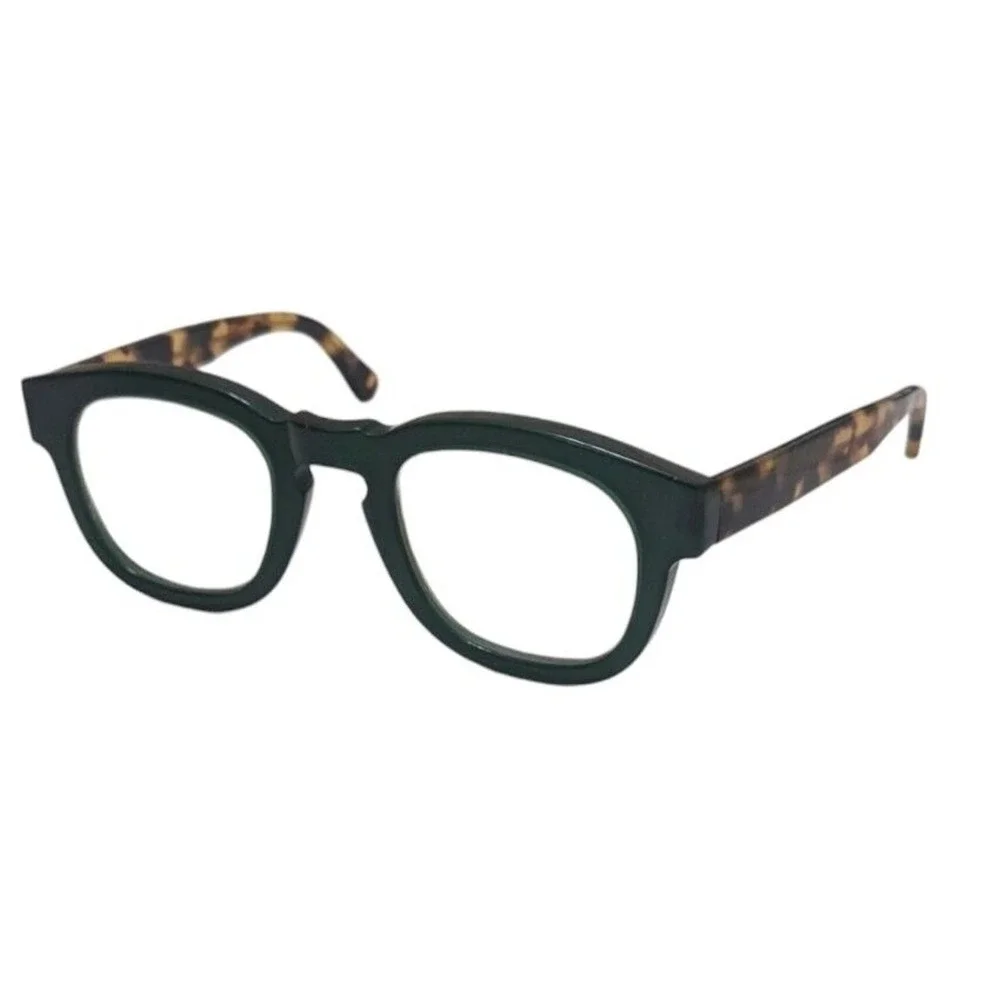 See Eyewear 1208‎ Eyeglasses FRAMES  Green Tortoise 47-24-145 72/126